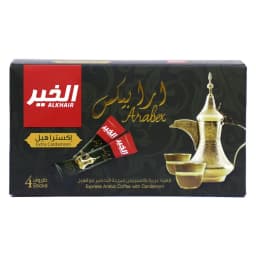 Al Khair Arabex Express Arabic Coffee with Cardamom 4 x 20g