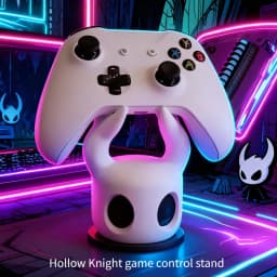 حار!! حامل وحدة تحكم ألعاب عالمي متوافق مع ملحقات ألعاب PS4/PS5/Switch Hollow Knight Theme الرائعة لعرض سطح المكتب