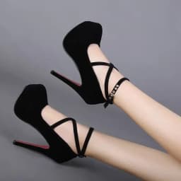 أحذية ذات كعب عالٍ، تصميم جديد للربيع، أحذية مدببة مع إبزيم حزام، صنادل أنيقة للنساء، مقاسات من 35 إلى 42