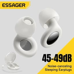 ESSAGER إلغاء الضوضاء الأذن المقابس للنوم لينة سيليكون النوم سدادات الحد من الضوضاء سماعات الأذن للنوم العمل دراسة السفر