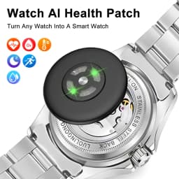 شاهد جهاز AI Health Patch، حوّل أي ساعة إلى ساعة ذكية، جهاز ذكي للكشف الصحي بالذكاء الاصطناعي للساعات العادية، متعدد الوظائف.