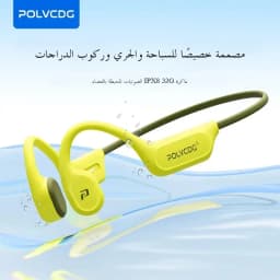 سماعات أذن POLVCDG X9 بتقنية توصيل الصوت عبر العظام للسباحة، سعة 32 جيجابايت، مقاومة للماء بمعيار IPX8، سماعات مفتوحة للسباحة والجري وركوب الدراجات، سماعات معلقة على الأذن
