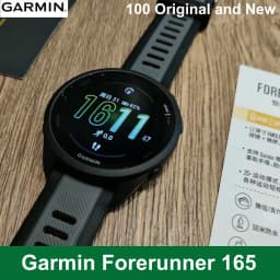 Garmin Forerunner 165 GPS Running Smartwatch AMOLED Touchscreen 11 يومًا بطارية عمر التدريب المقاييس وانصارات الانتعاش