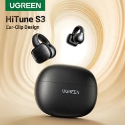 UGREEN HiTune S3 مشبك أذن مفتوح سماعات أذن لاسلكية حقيقية TWS سماعات أذن رياضية بلوتوث سماعات في ميكروفون مع خطافات أذن وخطاف أذن