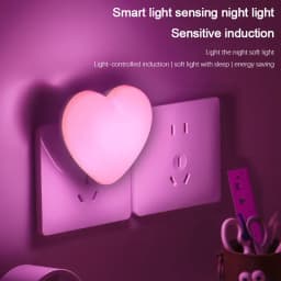 LED ضوء الليل الاستشعار التحكم مصباح الليل توفير الطاقة LED الاستشعار مصباح الولايات المتحدة التوصيل ضوء الليل للأطفال غرفة نوم الاطفال الدرج