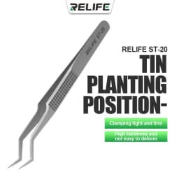 RELIFE ST-20 رقاقة تحديد المواقع الملقط عالية الدقة خط الطيران سوبر الصلب الملقط لحام و IC رقاقة أداة إصلاح صغيرة
