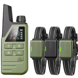 الكهربائية الكلب التدريب طوق 300 متر التحكم عن بعد الحيوانات الأليفة جرو الكلب النباح وقف طوق IPX7 مقاوم للماء قابلة للشحن مكافحة نباح جهاز