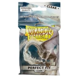 أكمام داخلية من Dragon Shield بحجم قياسي شفاف 100 قيراط، حزمة فردية لألعاب الطاولة