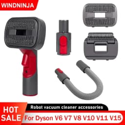 فرشاة تنظيف الحيوانات الأليفة 2 في 1 لأداة إزالة شعر الكلاب من دايسون V6 V7 V8 V10 V11 V15