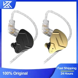 KZ ZSN برو X المعادن سماعة رأس سلكية التكنولوجيا الهجين 1BA + 1DD الأذن هوك رصد سماعة رأس بمايكروفون الرياضة سماعة أذن