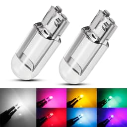 10 قطعة Led T10 سيارة ضوء COB الزجاج 6000K الأبيض السيارات السيارات لوحة ترخيص مصباح قبة قراءة DRL لمبة نمط 12 فولت مصباح ليد للسيارة
