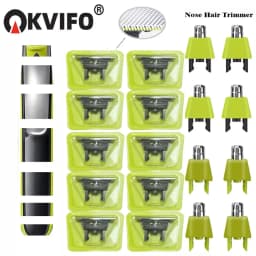 شفرة بديلة لماكينة الحلاقة KVIFO لـ OneBlade وشفرة واحدة QP2520 QP2530 QP2620 QP2630 QP6510 QP6520 ماكينة تشذيب اللحية الكهربائية الهجينة