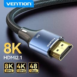 كابل Vention HDMI 2.1 متوافق مع 8K/60 هرتز 4K/120 هرتز لـ Xiaomi Mi Box PS5 Dolby Vision 48 جيجابت في الثانية كابل HDMI 8K HDMI 2.1