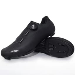 جديد الرجال الدراجات أحذية رياضية في الهواء الطلق أحذية MTB بولي Leather الجلود تنفس خفيفة الوزن SPD قفل أحذية النساء سباق دواسة دراجة الأحذية