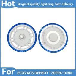 لمكانس الروبوت ECOVACS DEEBOT T30S COMBO/T30 Pro: ملحقات لا غنى عنها - دعامة ممسحة أصلية وأقمشة ممسحة متوافقة