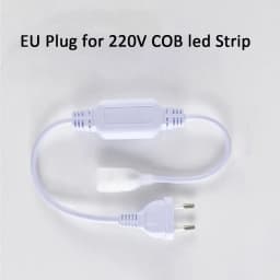 قابس الاتحاد الأوروبي لشريط LED COB 220 فولت