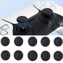 4/6/10 قطعة قبعات استبدال عصا التحكم ل PS5/PS4 تحكم Thumbstick غطاء مقبض إصلاح أجزاء ل بلاي ستيشن 5 لعبة الملحقات