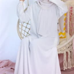 عباية كريب سادة سادة للنساء دبي متواضعة تحت فستان قفطان إسلامي مع جيب فستان إسلامي رداء نسائي Musulmane