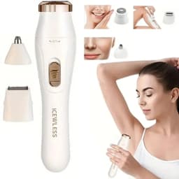 ماكينة حلاقة متعددة الوظائف 3 في 1، شحن عبر USB، جهاز إزالة شعر الإبط، أداة تشذيب الحواجب للنساء في المنزل، أداة تشذيب شعر الأنف