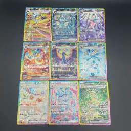 9 قطعة/المجموعة PTCG Eeveelution Sv8A النسخة الإنجليزية لتقوم بها بنفسك ذاتية الصنع Umbreon Sylveon الخشنة بريق الملمس جمع بطاقة هدية