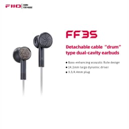 سماعات أذن FiiO FF3S Dynamic Drive، سماعة أذن سلكية HiFi مع سماعات موسيقى Bass Super Sound Earbud