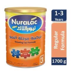 نيورالاك بلس 3 تركيبة مرحلة النمو حليب أطفال (1–3 سنوات) 1700 جم