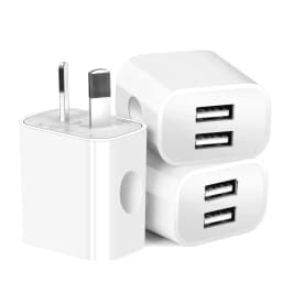 1/5 قطعة السفر العالمي 5 فولت 2A المزدوج ميناء USB جدار شاحن المنزل محول الطاقة الاتحاد الافريقي شحن الهاتف رئيس المكونات القياسية الأسترالية