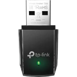 تي بي لينك آرشر تي 3 يو محول شبكة لاسكلي USB، (لاسلكي ايه سي (802.11 ايه سي، (5 جيجاهرتز/نطاق مزدوج (2.4 جيجاهرتز