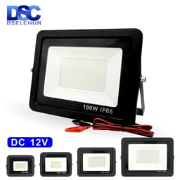 DC12V Led كشاف ضوء 20 واط 30 واط 50 واط 100 واط في الهواء الطلق الكاشف الأضواء IP66 مقاوم للماء عاكس الضوء المحمولة 12 فولت Led أضواء