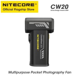 NITECORE CW20 مروحة التخييم في الهواء الطلق متعددة الأغراض جيب التصوير مروحة الكهربائية المحمولة منفاخ الهواء لتنظيف الفيديو القصير