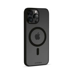 هايفن، غطاء خلفي لجوال ايفون 15 برو ماكس مع ميج سيف، اسود