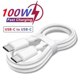 كابل شاحن سريع PD100W USB C إلى USB C لهاتف iPhone 15 وسامسونج وهواوي وشاومي ريدمي OPPO POCO Type-C إلى سلك بيانات شحن من النوع C