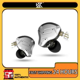 سماعات KZ ZS10 Pro 4ba + 1dd المعدنية الهجينة 10 سائق عالية الدقة لمراقبة الحركة مع كانك