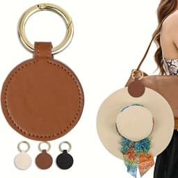 1 ممغنط على الحقيبة حامل قبعة لحقيبة اليد حقيبة أمتعة PU-مشبك حقيبة سفر إكسسوارات
