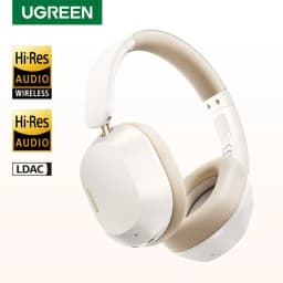 UGREEN Max5c سماعة لاسلكية تعمل بالبلوتوث سماعات 43dB هجينة نشطة إلغاء الضوضاء مرحبا الدقة LDAC 75H سماعات أذن صوتية محلية