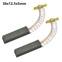 قطعتان من فرش الكربون لمحرك الغسالة لماركة NEFF وSIEMENS، مقاس 36×12.5×5 ملم، فرش كربون احتياطية للمحرك