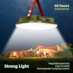 MOSLIGHTING13500maH LED شحن التخييم ضوء مع المغناطيس المحمولة الشعلة موضة خيمة مصباح صيانة العمل الإضاءة في حالات الطوارئ