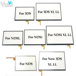 YuXi استبدال لوحة شاشة لمس عرض محول الأرقام زجاج لنينتندو DS لايت لوحدة التحكم NDSL NDSi الجديدة 3DS XL LL