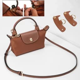 مجموعة أشرطة الحقائب للإكسسوارات الجلدية Longchamp لتقوم بها بنفسك التحول الصغير لكمة الحرة الكتف تحويل Crossbody 100-120 سنتيمتر