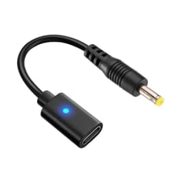 كابل USB-C لجهاز تحكم PSP1000 2000 3000، محول شحن من النوع C مع مؤشر LED، سلك تحويل لوحدة تحكم ألعاب سوني PSP 3000، سلك طاقة