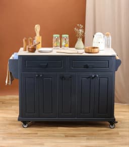 طاولة متحركة متعددة الاستخدامات - Black Grey