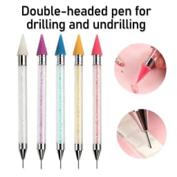 قلم تطبيق أحجار الراين، أداة وضع نقاط الأحجار الكريمة، قلم شمعي لالتقاط الألماس، أداة وضع أحجار الراين DB04