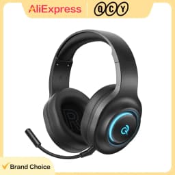 QCY Heroad V200 فوق الأذن سماعات 50 مللي متر سائق 7.1 الصوت المحيطي سماعة سماعة لاسلكية تعمل بالبلوتوث 6.0 سماعات للكمبيوتر المحمول PS4/5