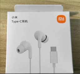 سماعات أذن Xiaomi Type-C الأصلية داخل الأذن HiFi سماعات ألعاب رياضية مع ميكروفون للهاتف Xiaomi Samsung Huawei