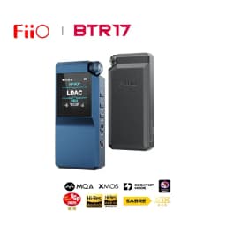 FiiO BTR17 مضخم ضوت سماعات الأذن عالي الدقة HIFI مزود بتقنية البلوتوث AMP MQA XMOS DAC ES9069Q*2 DSD512 AAC/SBC/aptX/atXHD/LDAC