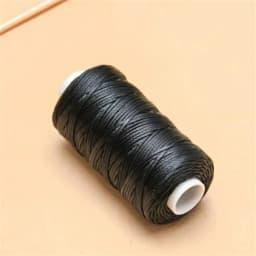 قطعة واحدة من خيط شمع الخياطة الجلدية بطول 50 مترًا - خيط طويل عملي للجلد DIY/ ربط الكتب/إصلاح الأحذية/المشروعات الجلدية