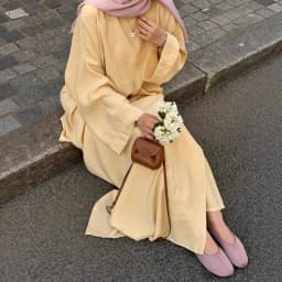 طقم نسائي من قطعتين لعيد الفطر، فستان طويل مع قميص وبنطلون واسع الساق، بلوزة إسلامية، جلابية رمضانية، زي عربي طويل