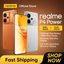 [العرض الأول عالميًا] هاتف realme P4 Power 5G الذكي ببطارية 10001 مللي أمبير وشحن 80 واط وكاميرا سوني 50 ميجابكسل مع تثبيت بصري OIS وشاشة منحنية 6.8 بوصة بتردد 144 هرتز وتقنية NFC