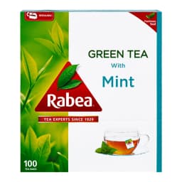 ربيع شاي أخضر بالنعناع ​​100 كيس شاي