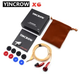 سماعات أذن YINCROW X6 مقاس 3.5 ملم داخل الأذن، سماعات أذن مسطحة الرأس، سماعات HIFI احترافية عالية الجودة PK PK1 MX985